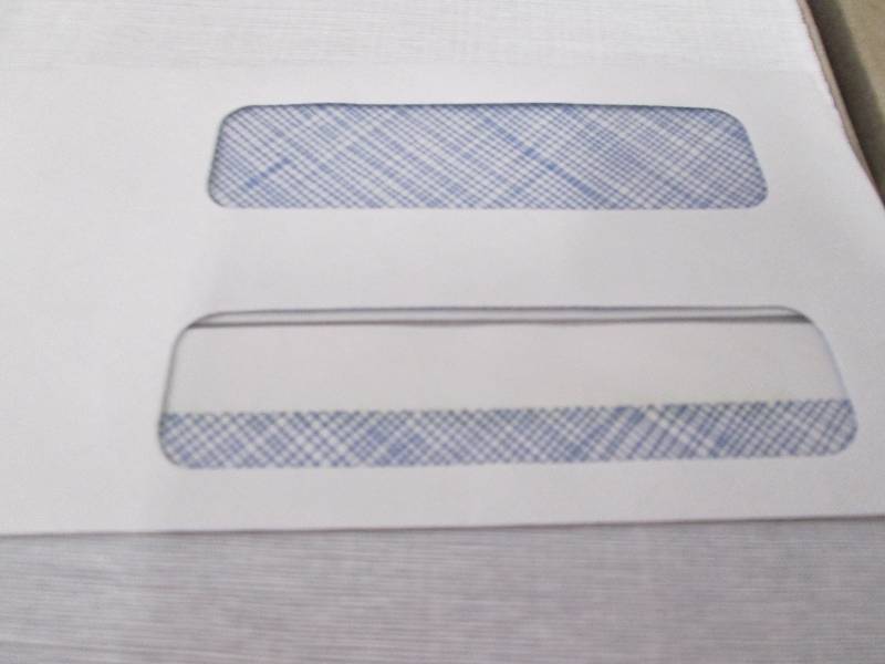 2 Boxes of 500 Double Window Self S...