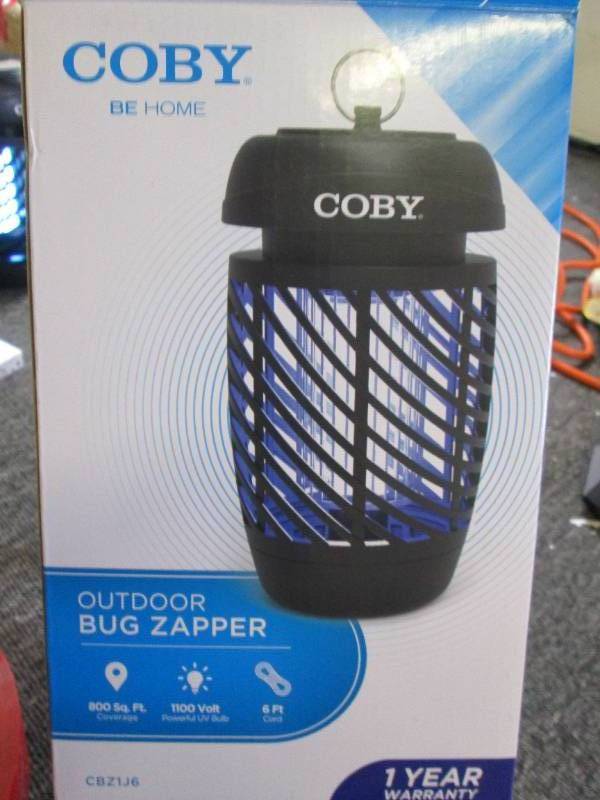 coby outdoor bug zapper powers on ...