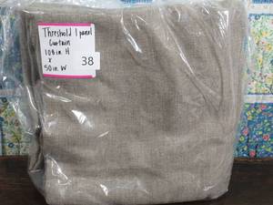 Threshold 1pc Blackout Aruba Linen Window Curtain Panel - Threshold Gray Stone