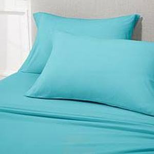 Concierge Collection Bed Sheets, Twin XL AQUA