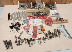 Large Amount of Router Bits & Accessories