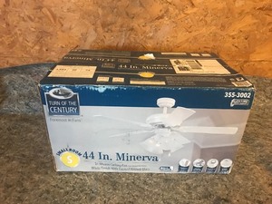 lot 121 image: Tri mount ceiling fan in box