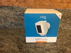 lot 135 image: Ring plug in security camera spotlight