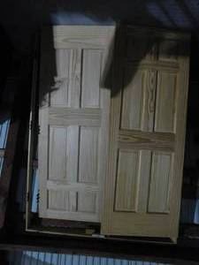 lot 6 image: Double doors w frame