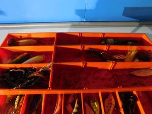 lot 12 image: Tackle box of tackle