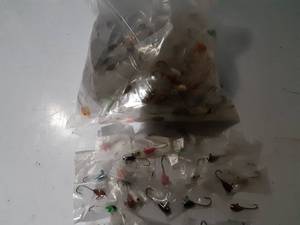lot 52 image: Bag of lead headed jigs