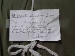lot 81 image: Military sleeping bag