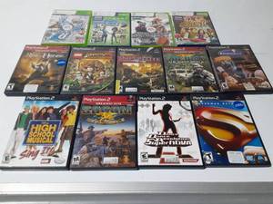 lot 231 image: Play station and xbox games