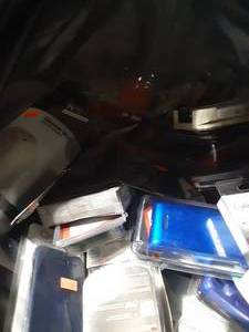 lot 244 image: Garbage bag full of Phone covers