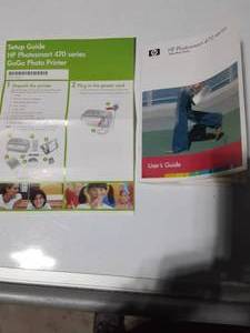 lot 272 image: HP photo printer w photo paper1992