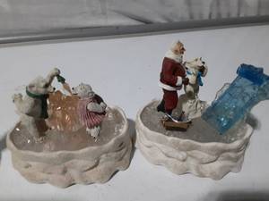 lot 288 image: Lightup christmas polar bear figurines
