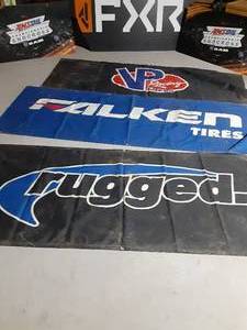 lot 296 image: Advertised Banners & signsfrom the track of AMS Oil Champioship race