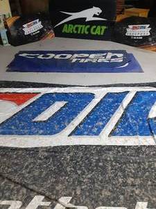 lot 299 image: Advertised Banners & signsfrom the track of AMS Oil Champioship race