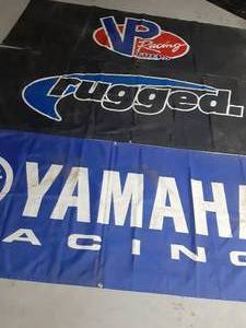 lot 300 image: Advertised Banners & signsfrom the track of AMS Oil Champioship race