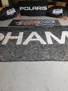 lot 297 image: Advertised Banners & signsfrom the track of AMS Oil Champioship race