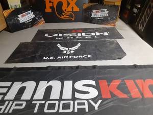 lot 298 image: Advertised Banners & signsfrom the track of AMS Oil Champioship race