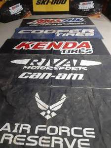 lot 305 image: Advertised Banners & signsfrom the track of AMS Oil Champioship race