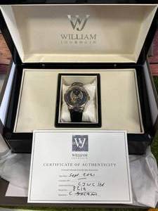 lot 3 image: William Jourdain 8219 Sapphire Crystal Watch $1474 Retail