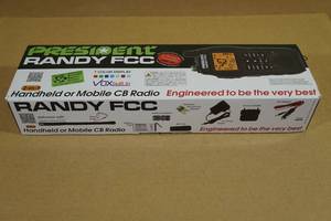 lot 25 image: President Randy FCC Mobile or Handheld CB Radio