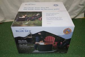 lot 77 image: Blue Sky The Peak Smokeless Patio Fire Pit with Spark Screen