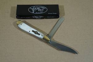 lot 86 image: German Bull 2 Blade Folding Pocket Knife