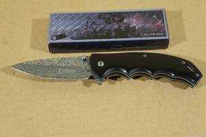 lot 87 image: ElitEdge Stainless Steel Folding Pocket Knife