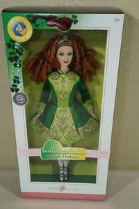 lot 117 image: Barbie Pink Label Festivals of the World Irish Dance Collector Doll
