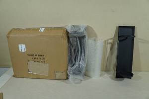 lot 121 image: Danya B Metal Pillar Candle Sconce Set