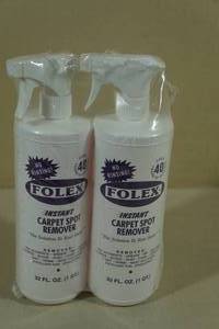 lot 216 image: Folex Instant Carpet Spot Remover