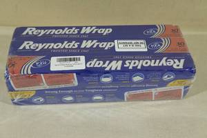 lot 233 image: 6 Rolls Reynolds Wrap Aluminum Foil