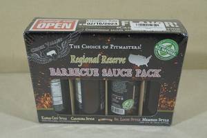 lot 234 image: Croix Valley BBQ Sauce Pack -Kansas City, Carolina, St Louis and Memphis Syle