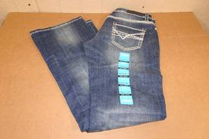 lot 141 image: Rock and Roll Boot Cut Riding Jeans -29x34