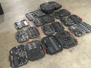 Mix Lot of assorted Husky Mechanic Tool Sets, May be missing pcs, customer returns, Review all pictures