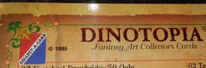 Dinotopia 1995 James Gurney Set Of 72 Fantasy Art Trading Cards.