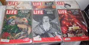 Life Magazines (6) 1953-1954