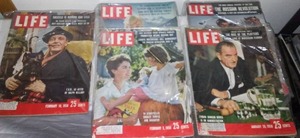 Life Magazines (5) Jan - Feb. 1958