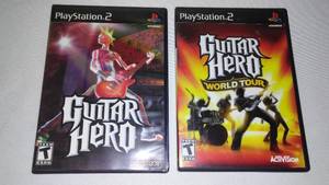 Ps2 Games Guitar Hero, Guitar Hero, World Tour.