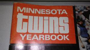Minnesota Twins 1971 Yearbook.