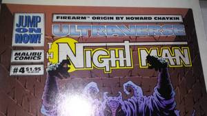 Comic Books (4) Ultraverse Night Man.