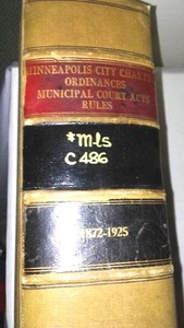 Minneapolis City Charter Ordinances,