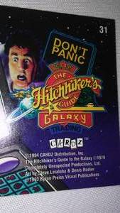 Dont Panic The Hitchhikers Guide To The Galaxy Fantasy Art Trading Cards