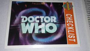 Dr. Who Trading Cards