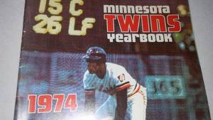 Minnesota Twins Yearbook 1974