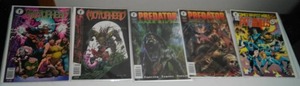 (5)Dark Horse Comics, Motorhead, Predator and Pit Bulls.