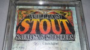 William Stout Fantasy Art Trading Cards, Set Of 90.
