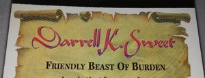 Darrell K. Sweet, 1994, FPG Trading Cards.