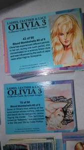 Olivia, Ladies, Leather And Lace, 1994, Olivia De Berardinis, Fantasy Trading Cards