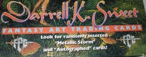 Darrell K. Sweet, Retail Display Box, Filled With Opened Packs, Loose Cards Of Sweet.