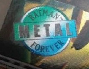 Batman Forever Metal Trading Cards.