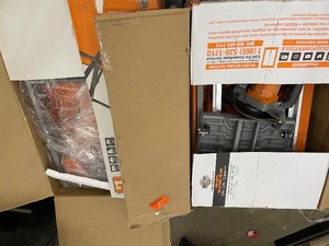 lot 17 image: Lot of 2 Ridgid 7 In Wt Tile Saws open Box Customer Returns See pictures